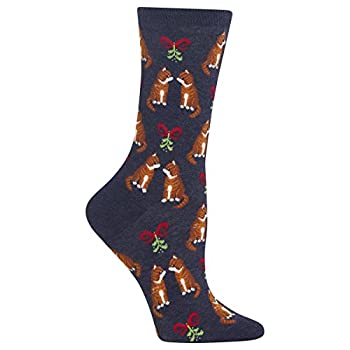 【中古】【輸入品・未使用】Hot Sox レディース ヤドリギキャットソックス US サイズ: Women's Shoe Size 4-10.5 カラー: ブルー