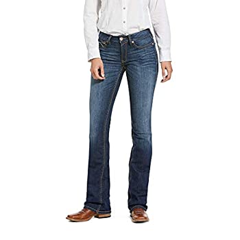 【中古】【39shop】【輸入品・未使用】ARIAT★レディース R.e.a.l. パーフェクトライズ ストレッチローザブーツカットジーンズ US サイズ: Large カラー: レッド(新古品)|アトリエ絵利奈