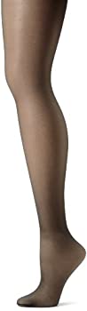 【中古】【輸入品・未使用】Hanes 715 Womens Silk Reflections Non-Control Top Sheer Toe Pantyhose Size - EF, Jet Black