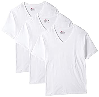 【中古】【輸入品・未使用】(ヘインズ) Hanes Ultimate メンズ VネックTシャツ 3枚セット US サイズ: Large カラー: ホワイト