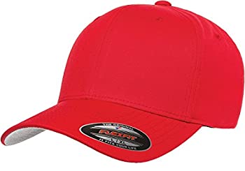 【中古】【輸入品・未使用】5001?Flexfit帽子、レッドサイズL / XL