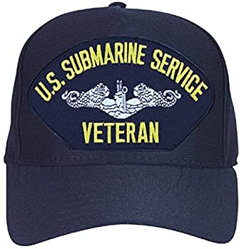 【中古】【輸入品・未使用】アメリカ海軍潜水艦サービスVeteran野球キャップ。海軍ブルー。Made In USA