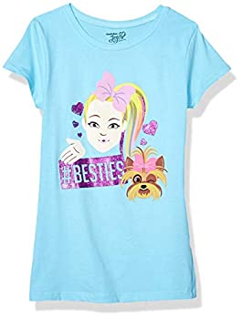 【中古】【39shop】【輸入品・未使用】JoJo★Siwa ガールズ #Besties 絵文字 JoJo & Bow Bow Siwa 半袖Tシャツ US サイズ: Small - Medium カラー: ブルー（新古品）｜アトリエ絵利奈 9,029円