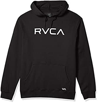 【中古】【インポート品・未当て嵌める】RVCA メンズ ビッグボンネット付き添い人トレーナー US 大きさ: Medium 色合い: 黒いこと