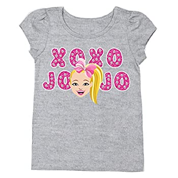 【中古】【インポート品・未当て嵌める】JoJo Siwa 御姉さんの乳飲み子用半袖プルオーバー US 大きさ: 5T 色合い: 薄墨色