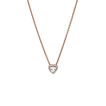 【中古】【輸入品・未使用】PANDORAスパークリングハートネックレス。