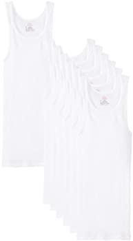 【中古】【輸入品・未使用】(ヘインズ) Hanes Ultimate メンズ コンフォートソフトタンクトップ 7枚パック US サイズ: Large カラー: ホワイト