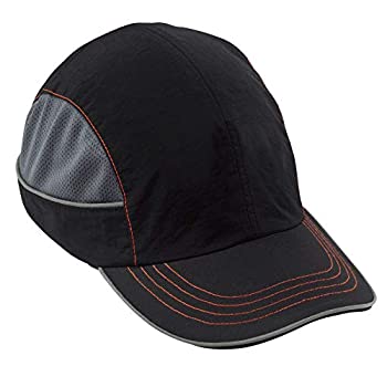 【中古】【輸入品・未使用】Ergodyne Skullerz 8950ロングブリム付き安全バンプキャップ、ブラック [並行輸入品]