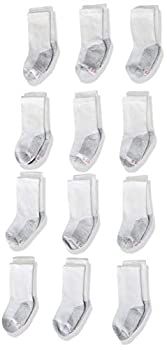 【中古】【39shop】【輸入品・未使用】(ヘインズ)★Hanes 男児用クラシッククルーソックス (12足パック) US サイズ: 9 -2.5/Medium カラー: ホワイト（新古品）｜アトリエ絵利奈 12,324円