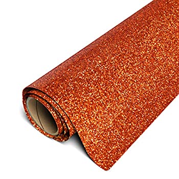 【中古】【39shop】【輸入品・未使用】Copper★Siser Glitter 50cm x 0.9m Iron on Heat Transfer Vinyl Roll HTV（新古品）｜アトリエ絵利奈