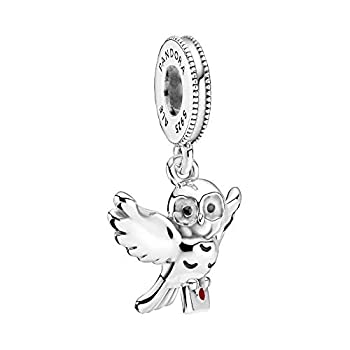 中古 輸入品 未使用未開封 Pandora ハリー ポッター ヘドウィグフクロウ ブラック レッド Painfreepainrelief Com