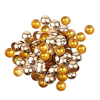 【中古】【39shop】【輸入品・未使用】Beadsland★ドームスタッド ホットフィックス サイズ10mm、1/3 ラウンドフラットバックドームスタッド 100個 Dome studs（新古品）｜アトリエ絵利奈