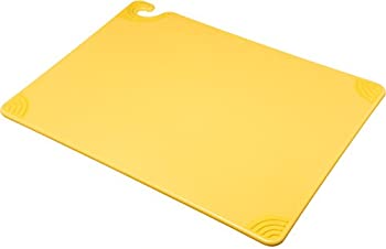 【中古】【インポート品・未当てはめる】San Jamar CBG182412YL Saf-T-Grip まな板 18in x 24in コポリマー 黄色 NSF