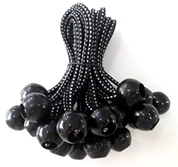 【中古】【輸入品・未使用】Kotap bb-6bボールBungee、6インチ、ブラック、25-piece