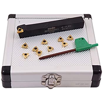 【中古】【輸入品・未使用】HHIP 外部インジケータブルスレッド ツールホルダーとインサートキット (様々なシャンクサイズ: 5/16インチ - 3/4インチ) 1/2\