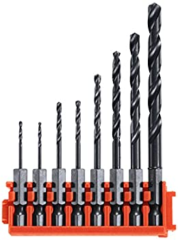 【中古】【輸入品・未使用】Bosch CCSDV08 Impact Tough Black Oxide Drill Bits with Clip for Custom Case System