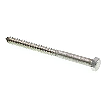 【中古】【輸入品・未使用】Prime-Line 9056484 六角ラグスクリュー、3/8インチ X 5インチ、グレード18-8ステンレススチール 10個パック