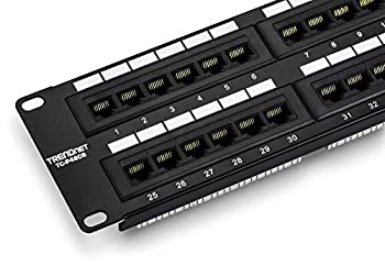 【中古】【輸入品・未使用】TRENDnet 48-port Cat6 パッチパネル (シールド無し) TC-P48C6 (Version 1.0) [並行輸入品]