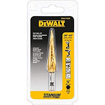 【中古】【輸入品・未使用】DEWALT DWA1783IR 1/8-Inch-1/2-Inch IMPACT READY Step Drill Bit by DEWALT