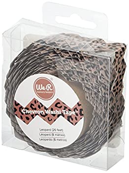 【中古】【輸入品・未使用】We R Memory Keepers 660034 Chevron Washy Tape Leopard - 0.88 in. x 26 ft.