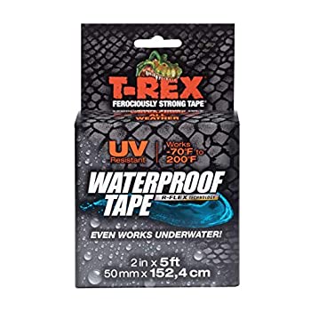 【中古】【39shop】【輸入品・未使用】T-REX★防水テープ 水面/水面/水漏れ/ホース修理などの水面/粗い/汚れた表面用 ブラック 1ロール (285988)（新古品）｜アトリエ絵利奈
