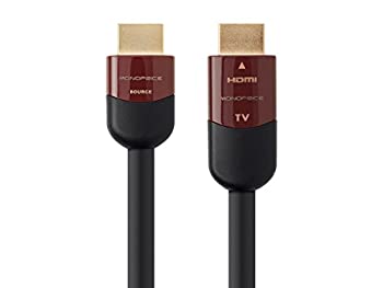 【中古】【インポート品・未当て嵌める】Monoprice Monoprice 4K High Speed HDMI Cable 30フィート - CL2 In Wall Rated 18Gbps Active Black
