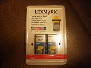 【中古】【インポート品・未当て嵌める】Lexmark # 20ツインパックカラープリントカートリッジ PCサプライ・消耗品-プリンター・FAX用インク-パソコン・周辺機器