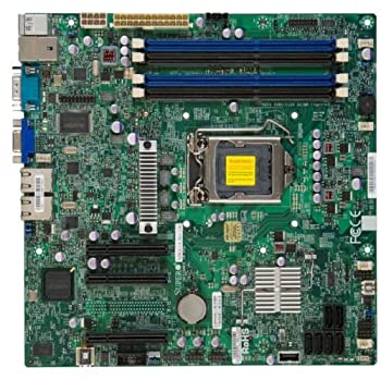 【中古】【インポート品・未当て嵌める】Supermicro X9SCL+-F 母ちゃんゲーム盤 - Micro Atx - Intel Xeon 中央処理装置 E3-1200 身寄り Intel 第2時人 Core I3 \u0026