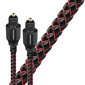 【中古】【インポート品・未当て嵌める】AudioQuest Cinnamon Toslink グラスファイバーデジタルオーディオケーブル 5フート (1.5m)