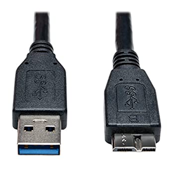 【中古】【インポート品・未当て嵌める】(トリップライト) Tripp Lite USB 3.0 スーパースピードデバイスケーブル (A - Micro-B M/M) 黒いこと 3フート - USB - 3 フート - 1 × Typ