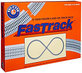 【中古】【輸入品・未使用】Lionel FasTrack 電動Oゲージ 8 トラックアドオンパック