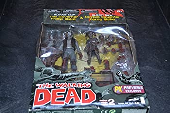 【中古】【輸入品・未使用】McFarlane マクファーレン The Walking Dead ウォーキングデッド Bloody B&W アクション フィギュア セット