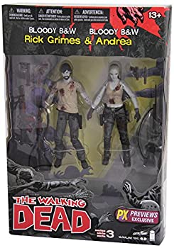 【中古】【39shop】【輸入品・未使用】McFarlane★Toys The Walking Dead Series 3: Rick and Andrea Action Figure (Bloody Versions) (2-Pack)(新古品)|アトリエ絵利奈