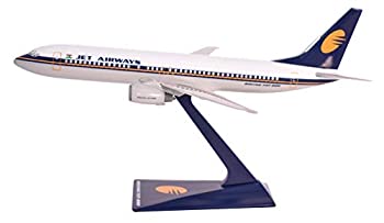 【中古】【輸入品・未使用】Jet Airways (93-Cur) 737-800 Airplane Miniature Model Plastic Snap-Fit 1:200 Part# ABO-73780H-005