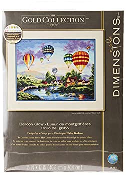 【中古】【輸入品・未使用】Gold Collection Balloon Glow Counted Cross Stitch Kit-16\