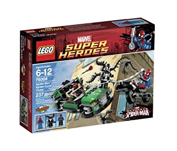 【中古】【インポート品・未当て嵌める】レゴ スーパーヒーローズ☆ Spider-Cycle Chase 76004 並行輸入品
