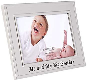 【中古】【39shop】【輸入品・未使用】Lawrence★Frames Big Brother シルバーメッキ 6x4 フォトフレーム - Me and My Big Brother デザイン（新古品）｜アトリエ絵利奈