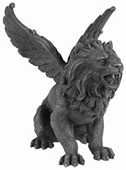 【中古】【輸入品・未使用】Winged Lion Gargoyle Statue Cold Cast Resin Figurine by PacficGift 11,850円