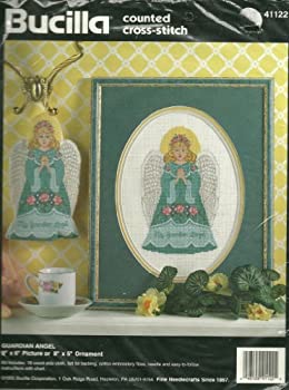 【中古】【39shop】【輸入品・未使用】Guardian★Angel - Counted Cross Stitch 9x6 picture and 8x5 ornament - Bucilla #41122 by Bucilla（新古品）｜アトリエ絵利奈