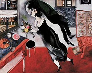 【中古】【輸入品・未使用】誕生日by Marc Chagall RomanticメンズレディースPeopleクール暖かい色ポスター(印刷)サイズを選択 11x14 Print BM-C637pf