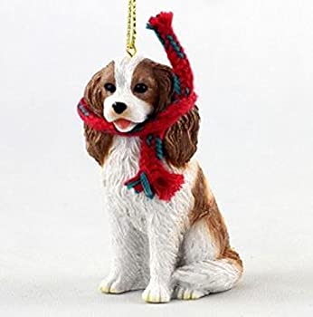 【中古】【輸入品・未使用】Cavalier King Charles Spaniel with Scarf Christmas Ornament (Large 3 inch version) Dog by Originals