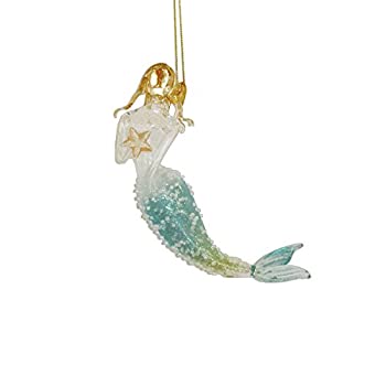 【中古】【39shop】【輸入品・未使用】Gallerie★II シーフォーム グリッター マーメイド オーナメント 5.5インチ（新古品）｜アトリエ絵利奈