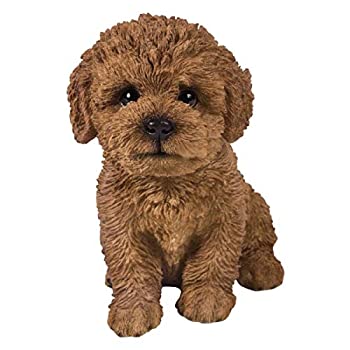 【中古】【39shop】【輸入品・未使用】Pacific★Giftware PT リアルなルックス像 ブラウン ビション・フリーズ 子犬 ホームデコレーション 樹脂製フィギュア（新古品）｜アトリエ絵利奈