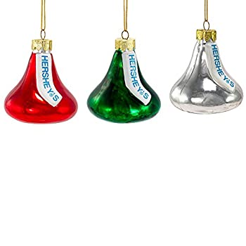 【中古】【39shop】【輸入品・未使用】Kurt★Adler Hershey Kisses Glass Set Christmas Ornament by Kurt Adler [並行輸入品]（新古品）｜アトリエ絵利奈