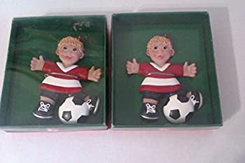 【中古】【39shop】【輸入品・未使用】Kurt★Adler サッカーボーイ クリスマスオーナメント（新古品）｜アトリエ絵利奈