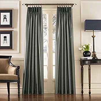【中古】【39shop】【輸入品・未使用】Curtainworks★Marquee ひだ付きカーテンパネル レーヨン製 30 by 95" ブルー 1Q80000ATE（新古品）｜アトリエ絵利奈
