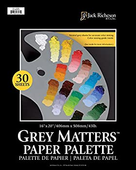 【中古】【輸入品・未使用】Jack Richeson 100289 Grey Matters Palette Grey Matters Paper Palette 30 Sheets 16 X 20 by Jack Richeson