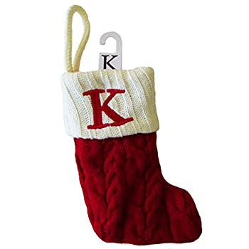 【中古】【輸入品・未使用】St. Nicholas スクエアミニケーブルニット ストッキング-レターK ミニ 7インチ 8,745円