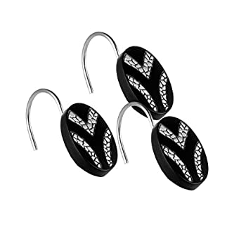 【中古】【39shop】【輸入品・未使用】Popular★Bath 838862 Sinatra Shower HooksBlackShower-Curtain-Rings（新古品）｜アトリエ絵利奈 8,865円