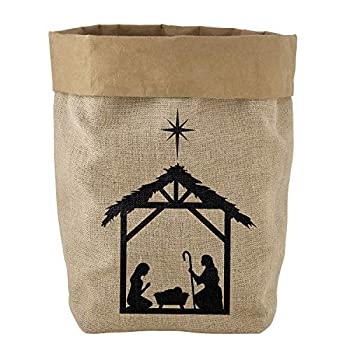 【中古】【輸入品・未使用】Autom Christmas キリスト降誕シーンウォッシャブルペーパーストレージビンバッグ、18 3/4インチ 11,692円